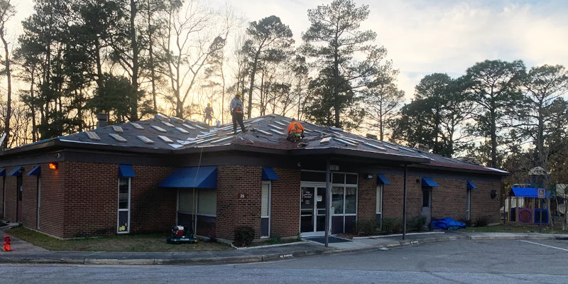 Commercial Roof Repair in Fayetteville, North Carolina